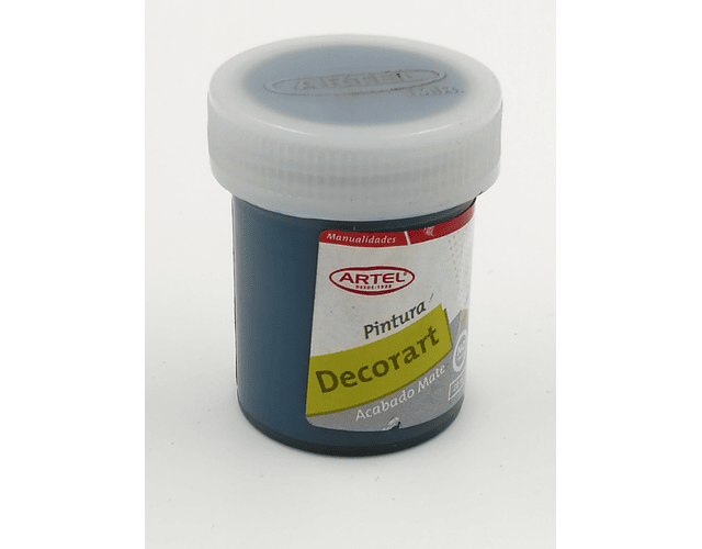 Pintura decorativa azul claro n°40 28ml artel*5