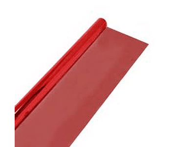 Papel celofan rojo 70x100 30 micrones*m10-100
