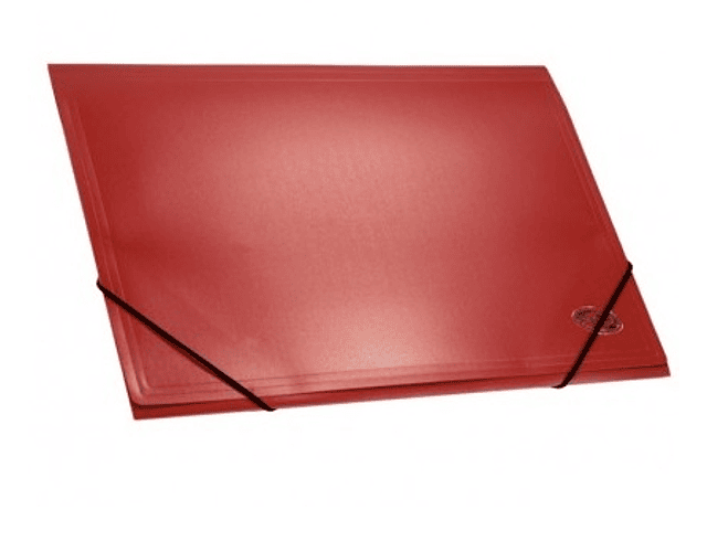 Carpeta con elastico oficio plastica roja adix -m3-10-12