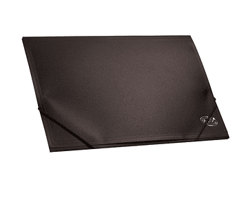 Carpeta con elastico oficio plastica negra adix -m3-10-12