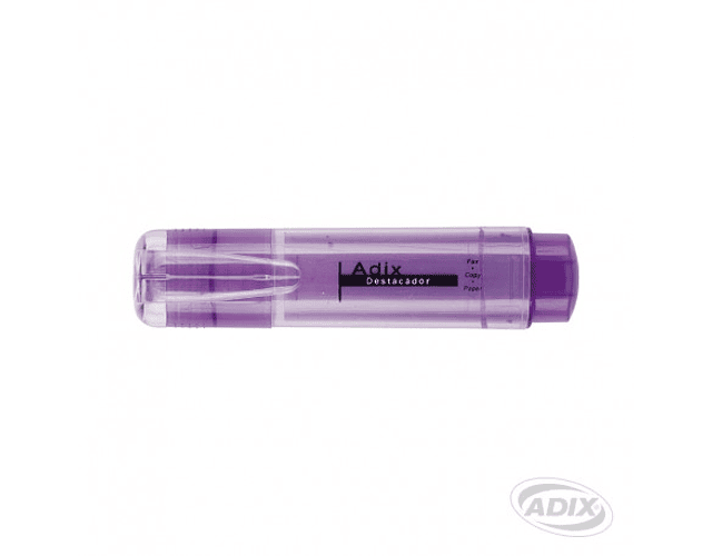 Destacador transparente morado adix -m3-10-12