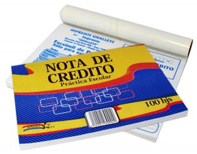 Nota de credito halley