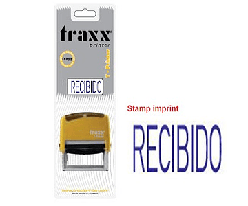 Sello automatico recibido 14x38mm traxx