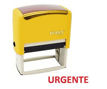 Sello automatico urgente 14x38mm traxx