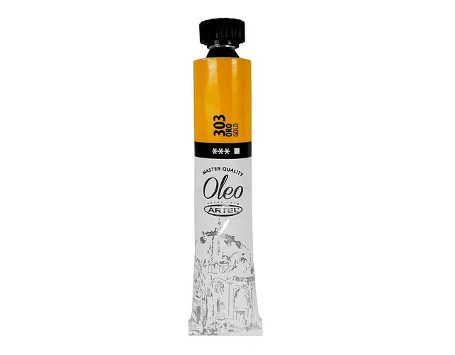 Tubo oleo 22ml oro 303 artel*5