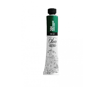 Tubo oleo 22ml verde viridian 504 artel*5