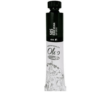 Tubo oleo 22ml verde vejiga 505 artel*5