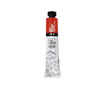 Tubo oleo 22ml rojo cadmio scarlata 811 artel*5