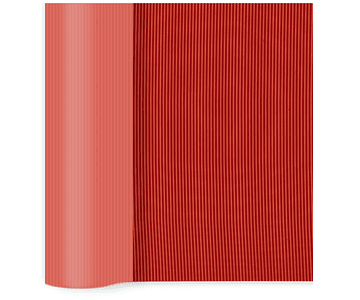 Carton corrugado rojo 50x70 hand