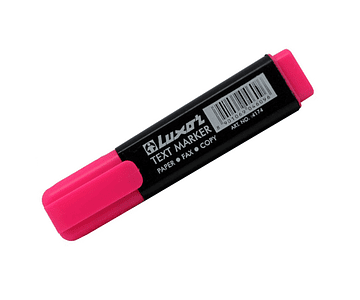 Destacador tex marker rosado*10