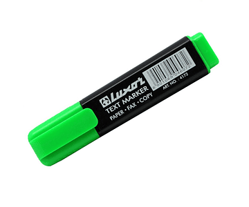 Destacador tex marker verde *10