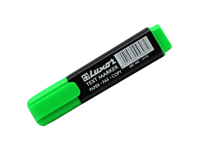 Destacador tex marker verde *10