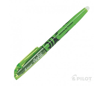 Destacador frixion light verde pilot*12