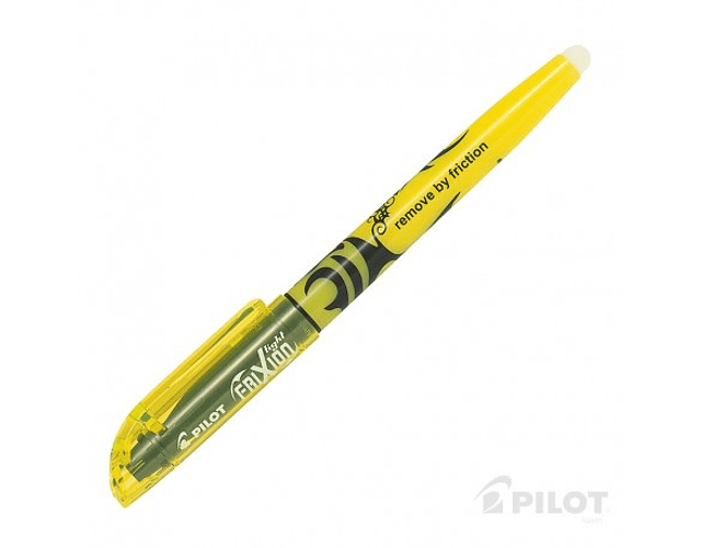 Destacador frixion light amarillo pilot*12