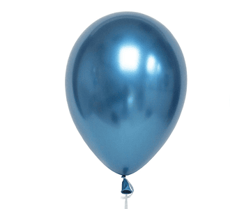 Set 12 globo nº12 chrome azul feco*3*10