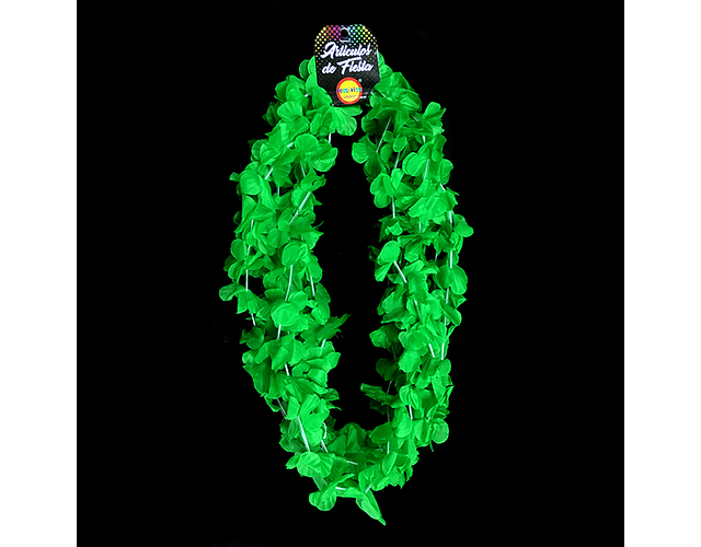 Set 6un collar flor verde lima-m3-m10