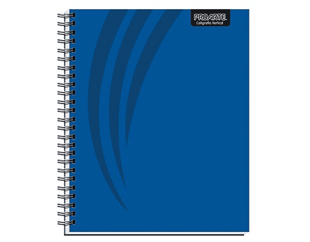 Cuaderno universitario caligrafia vert 100hj liso proarte*10