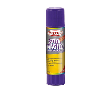 Adhesivo barra 21gr stick violeta magico artel -m3-10-12
