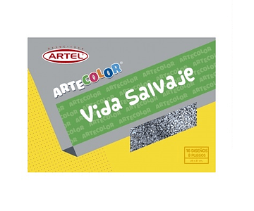 Estuche papel entretenido v/salvaje artel*3*10*60