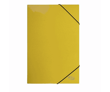 Carpeta oficio carton c/elastico amarillo (006) adix*3*12