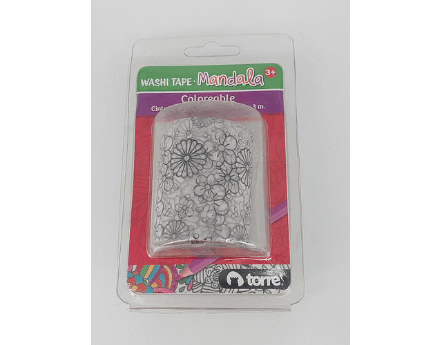 Cinta washi tape mandala torre*3