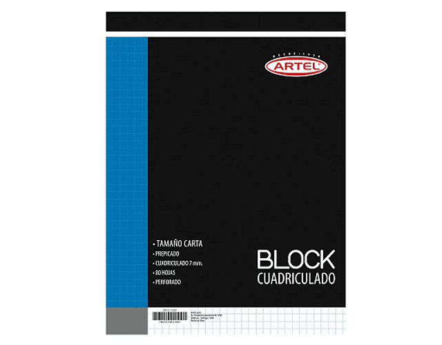 Block prepicado carta 7mm 80hjs artel*3*10(6)