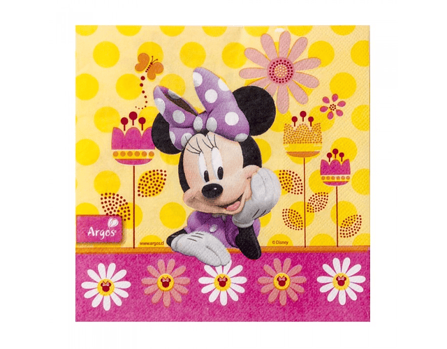 Set 12 servilletas minnie argos*12