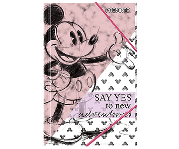 Carpeta oficio carton c/elastico mickey proarte*3*10(12)