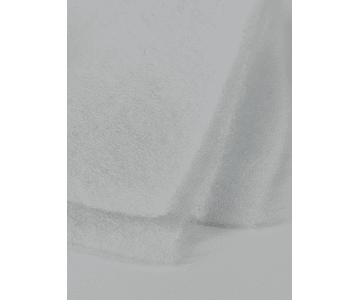 Paño lenci lamina 20x30 blanco 0.18cms hand-m10