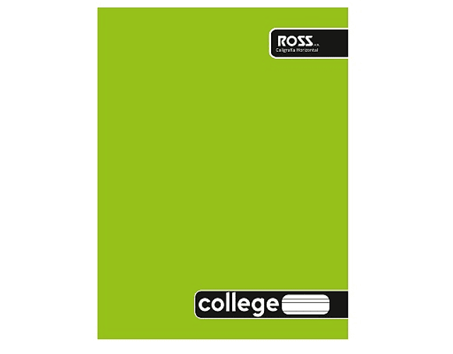 Cuaderno college caligrafia horizontal 80hjs ross -m3-10-60