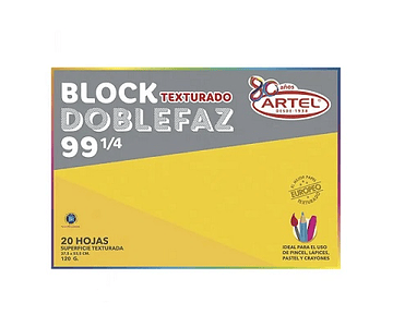 Block dibujo nº99 1/4 (gigante) 20 hojas 120grs artel*m3*m10(15)