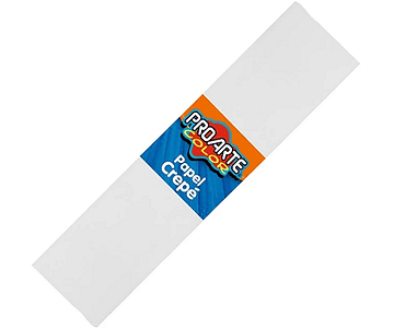 Papel crepe blanco 50x200cms proarte -m10-200