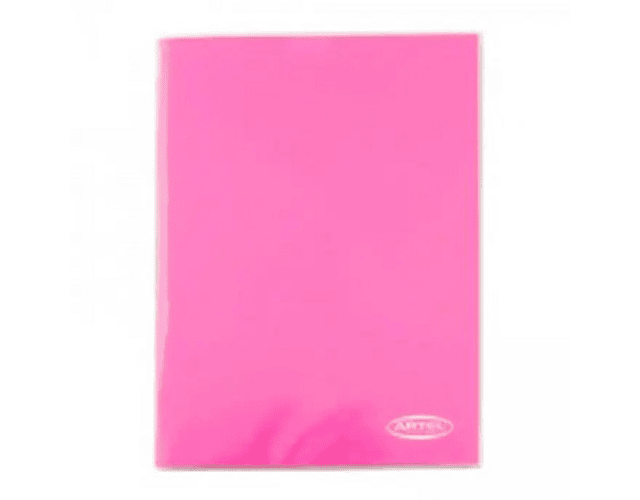 Carpeta plastica con acoclip rosado artel -m3-10-25
