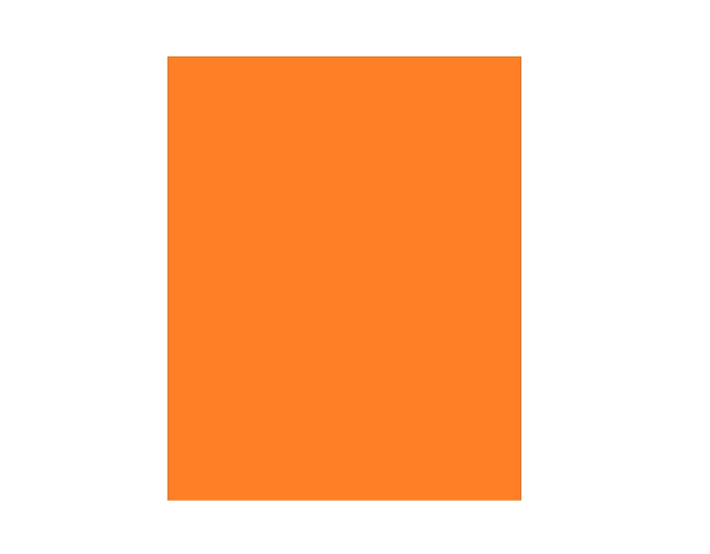 Cartulina naranja pliego #9 52.5x77 halley-m10(200)