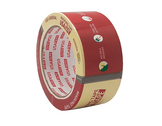 Pegote / masking tape 48mm x 40 mts 125 mic sello -m3-10-24