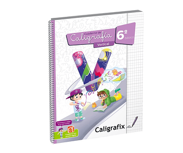 Cuaderno caligrafix 6º basico vertical