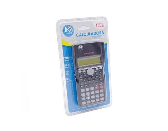 Calculadora cientifica 240 funciones  10+2 digitos jm -m3-10-12