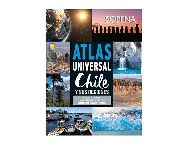 Atlas universal chile y sus regiones sopena*m3-m10