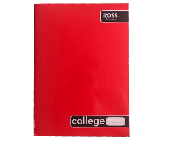 Cuaderno college lineal 80hj liso ross-m10