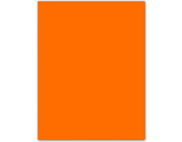 Pp fluorecence naranja 50x70 85grs proarte