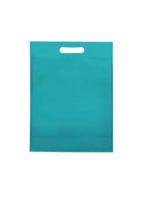 Set 10 unidades bolsas tnt celeste 31x25 feco