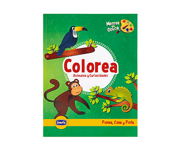 Libro para colorear animales 50 paginas dactic-m3-m10