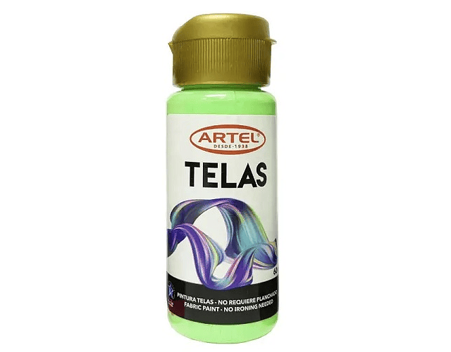 Pintura para tela neon verde nº151 artel*3*4