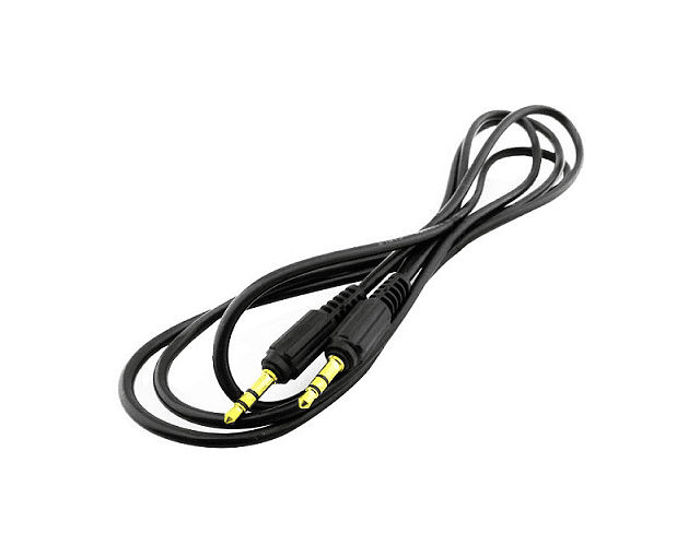 Cable plug a plug 1x1 3.5 stereo 1.5mts importado*m3-10