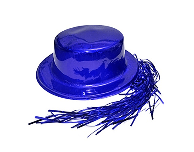 Gorro chaplin brillante pelo azul-m3-m10