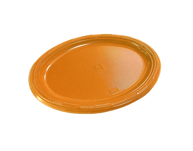 Set 3 bandeja ovalada grande 25x31cms naranja-m3-10