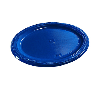 Set 3 bandeja ovalada grande 25x31cms azul-m3-10