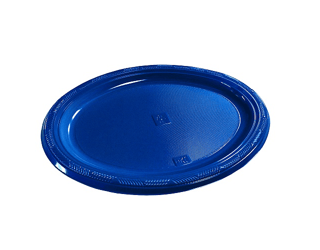 Set 3 bandeja ovalada grande 25x31cms azul-m3-10