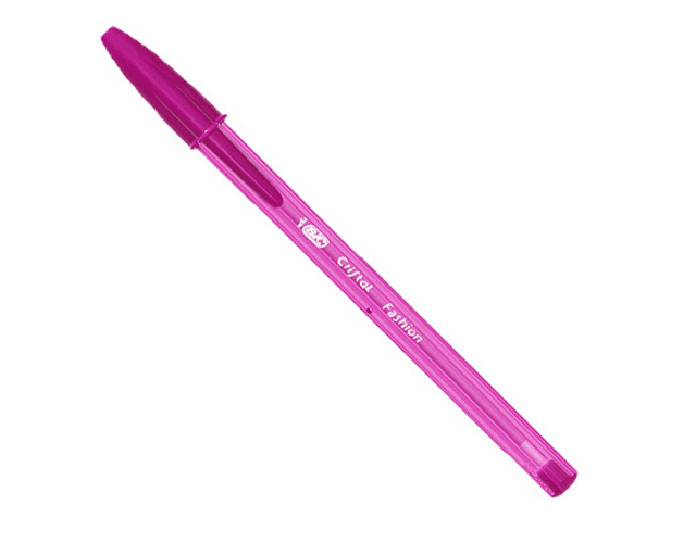 Boligrafo shimmers 1.2 rosa unidad bic*3*m10(25)