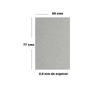 Carton piedra 2.0 55x77cm aron-m10-40